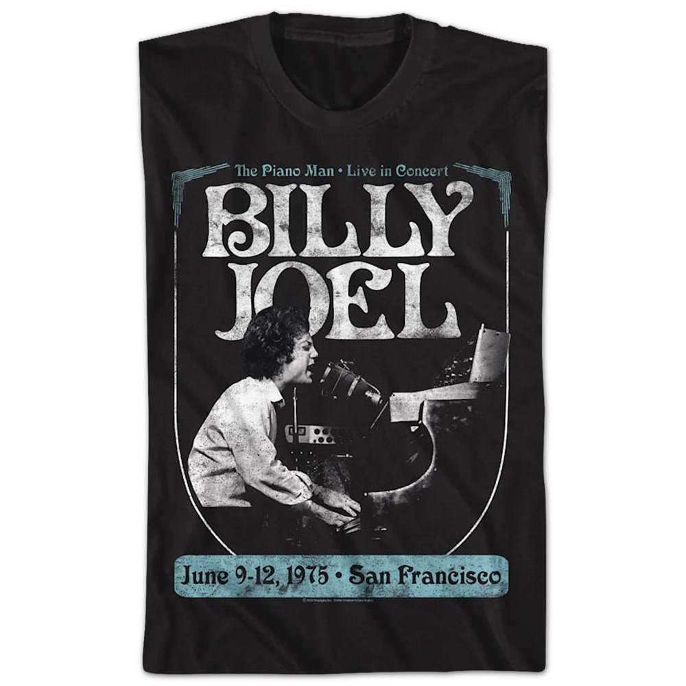 1975 Concert Billy Joel Tshirt